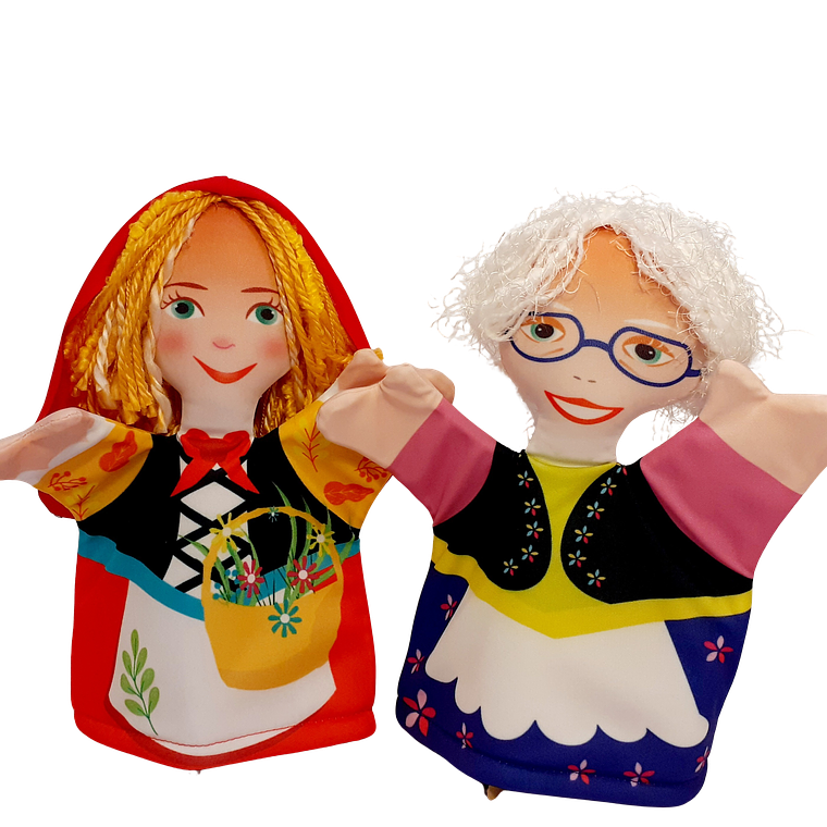 Teatro bosque con Títeres de Caperucita Roja (cuatro) 2