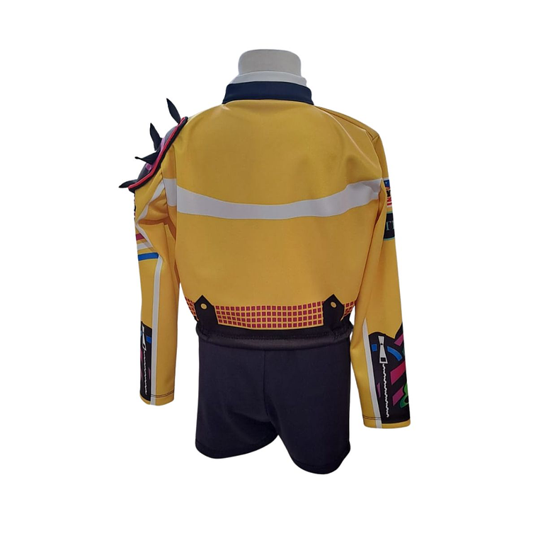 Disfraz de Rumi K-Pop Demon Hunters (Traje de colores con Chaqueta amarilla) 5