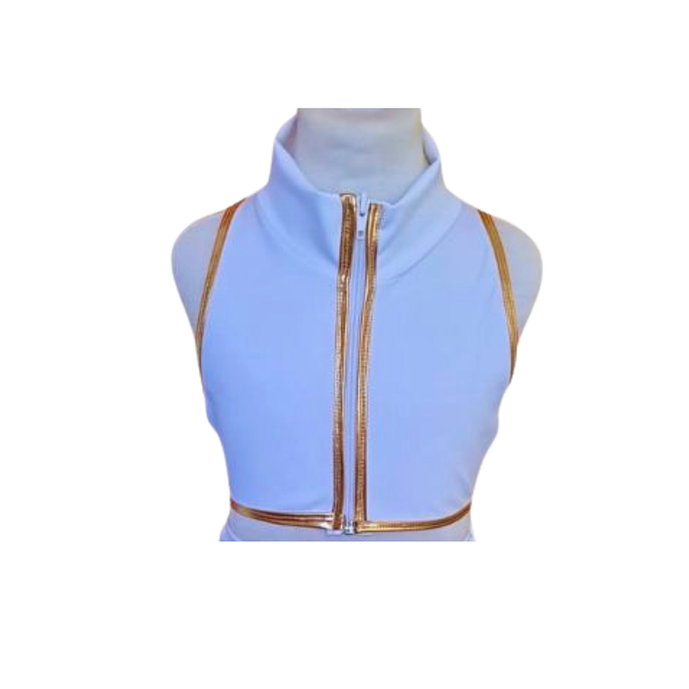 Disfraz de Rumi K-Pop Demon Hunters, con Chaqueta y encanto dorado 4