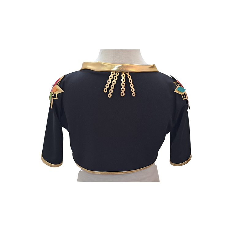 Disfraz de Rumi K-Pop Demon Hunters, con Chaqueta y encanto dorado 7