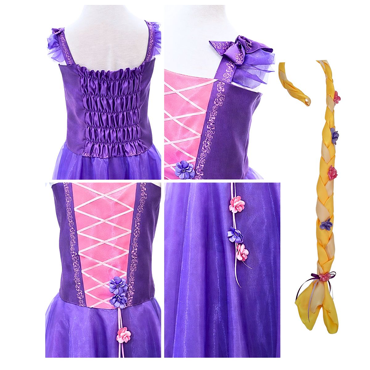Disfraz de Rapunzel Encantada 3