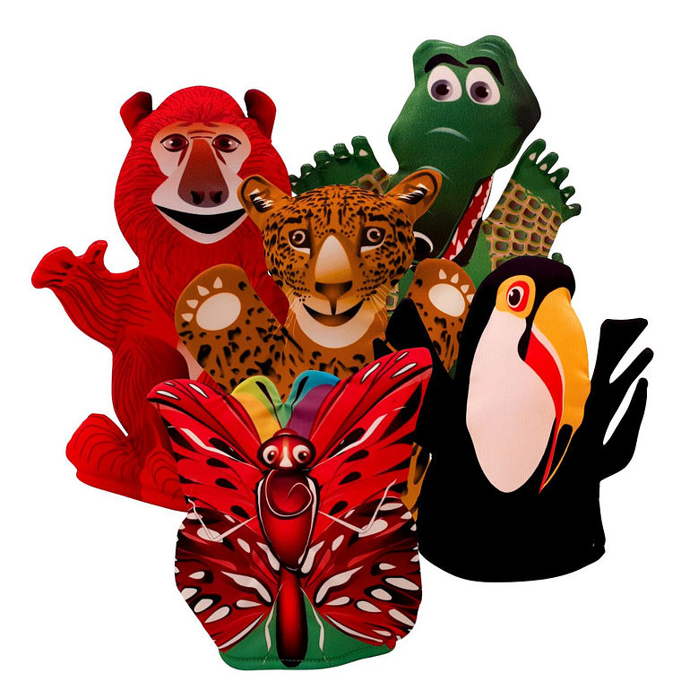 La Selva Misionera Argentina. Títeres de Mano 1