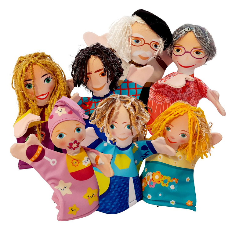 La Familia Monte Espino. Títeres de Mano 1