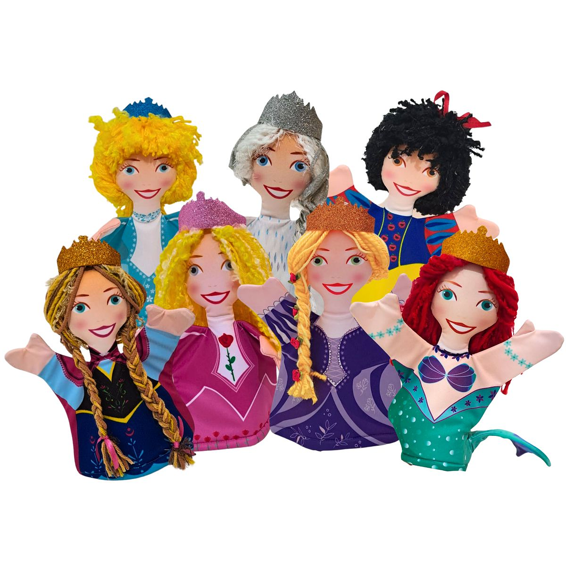 Heroínas de Cuentos Clásicos. Títeres de Mano 1