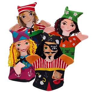 Los Piratas Siete Mares. Títeres de Mano
