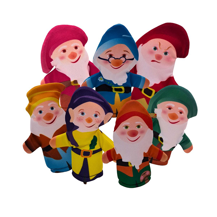 Blancanieves y los Siete Enanitos. Títeres de Mano y de Dedo. 3