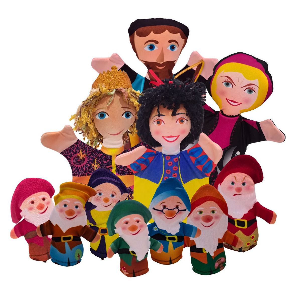 Blancanieves y los Siete Enanitos. Títeres de Mano y de Dedo. 1