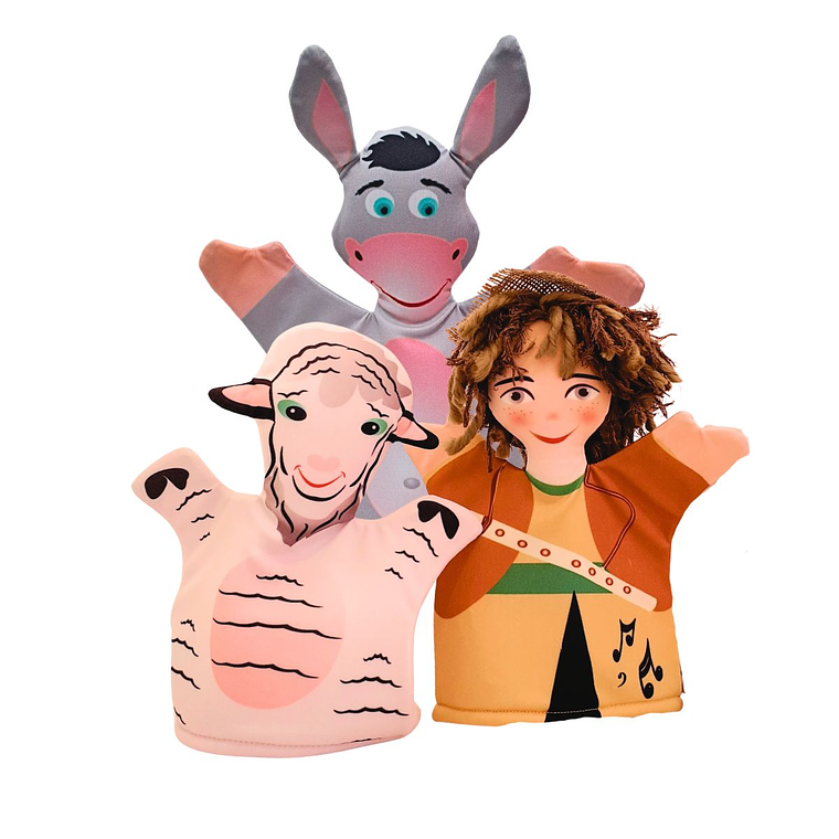 El Pesebre de Navideño. Títeres de Mano. 4