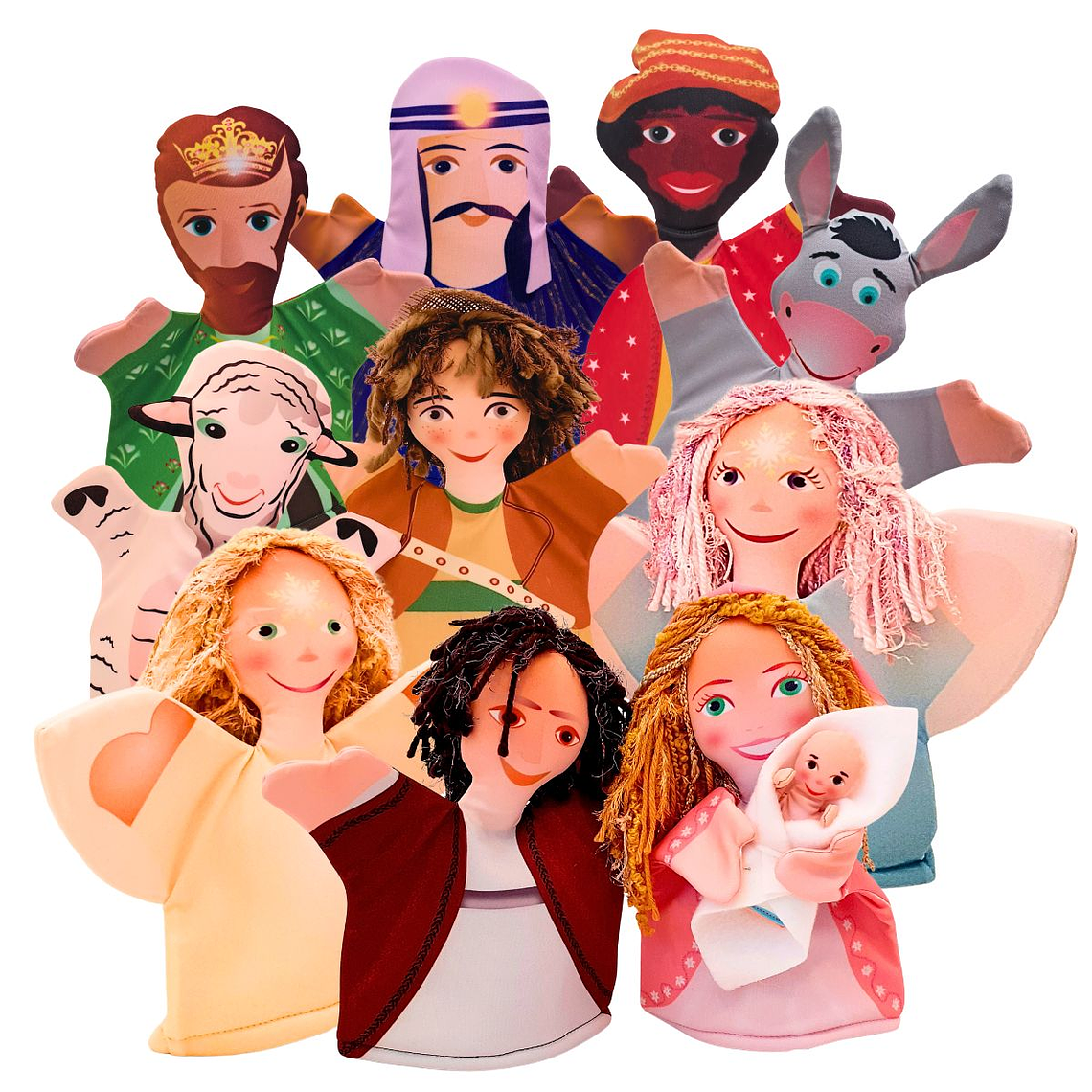 El Pesebre de Navideño. Títeres de Mano. 1