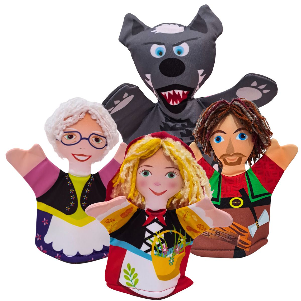 Teatro bosque con Títeres de Caperucita Roja  4