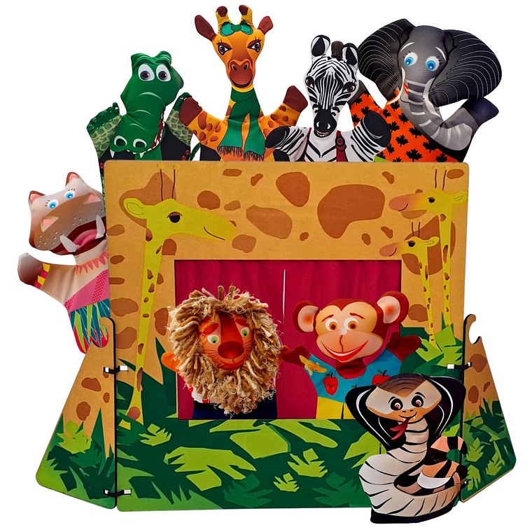 Teatro Selva con Títeres de la Selva Africana 1