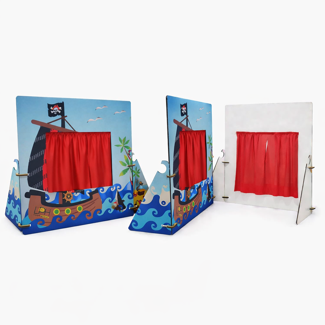 Teatro Barco con Títeres de Los Piratas de los Siete Mares. 2