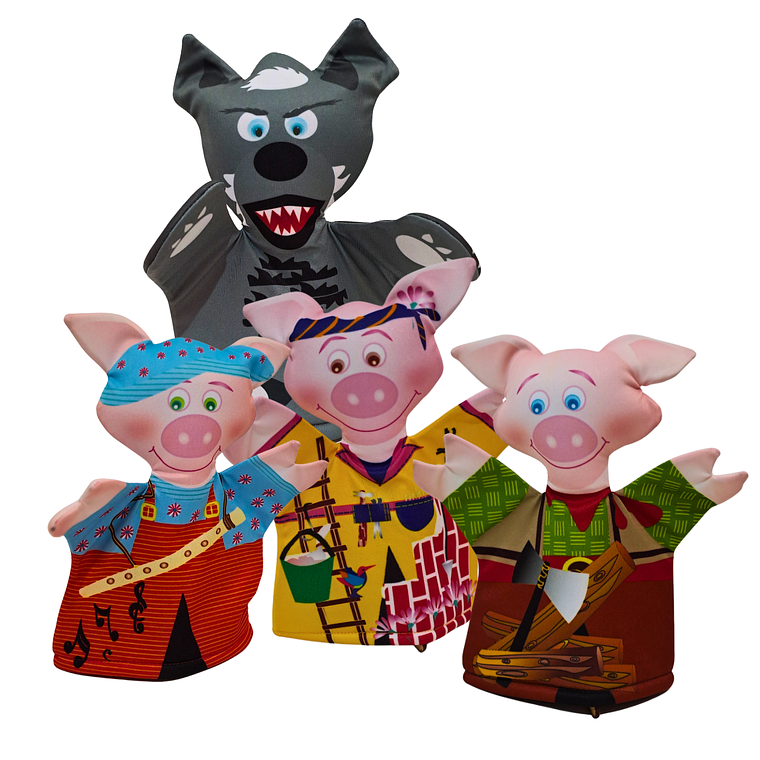 Teatro Bosque con Títeres del cuento 