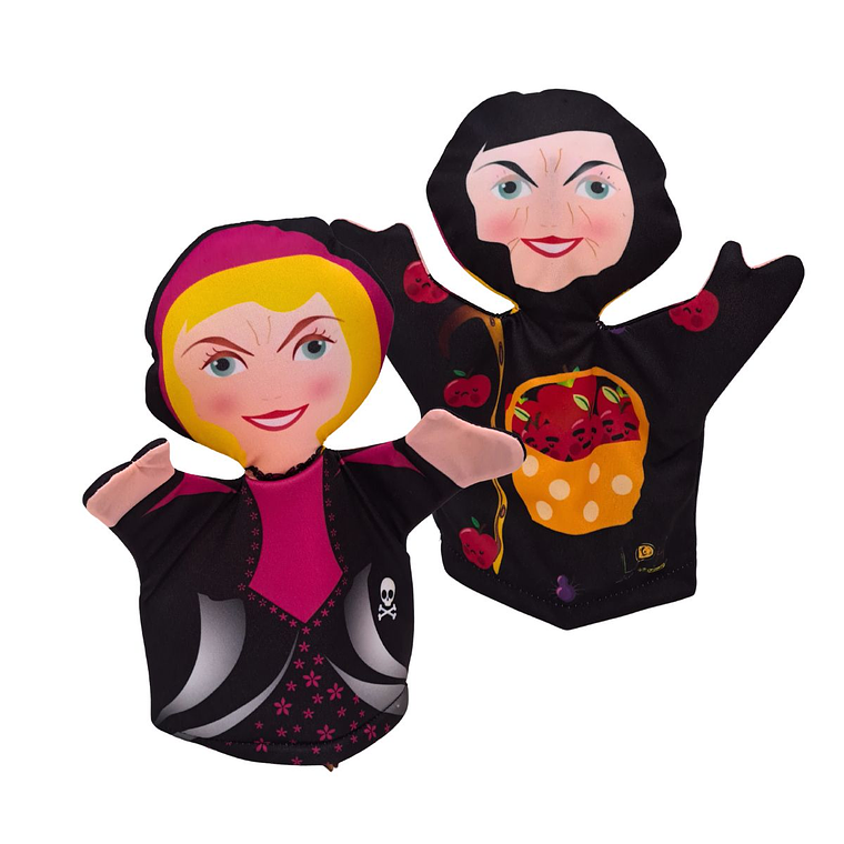 Teatro bosque con títeres de Blancanieves y los Siete Enanitos 7