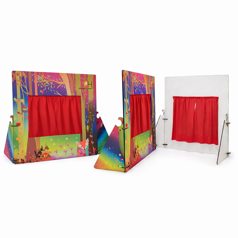 Teatro bosque con títeres de Blancanieves y los Siete Enanitos 2