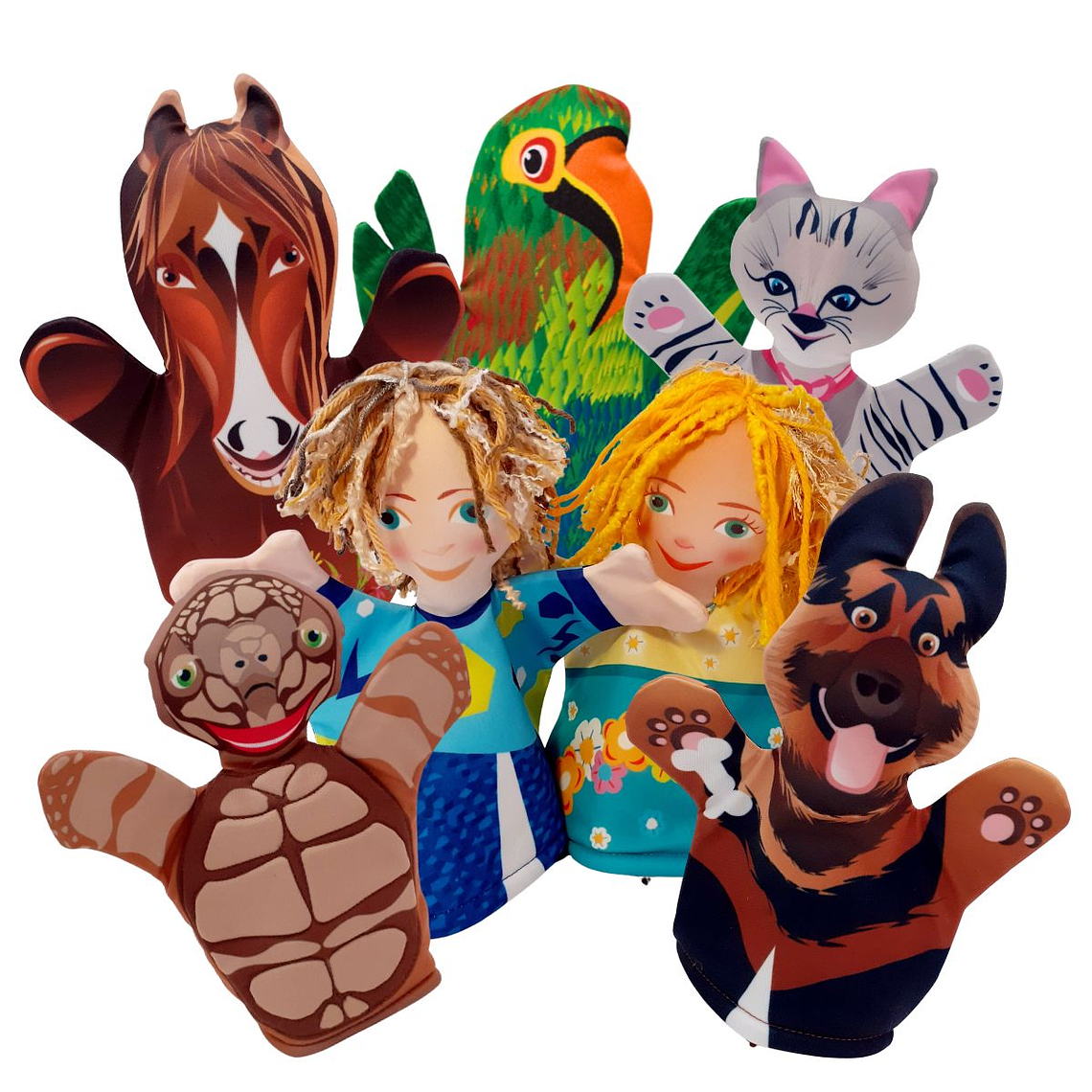 Teatro Ciudad con títeres de niños animalitos domésticos 3