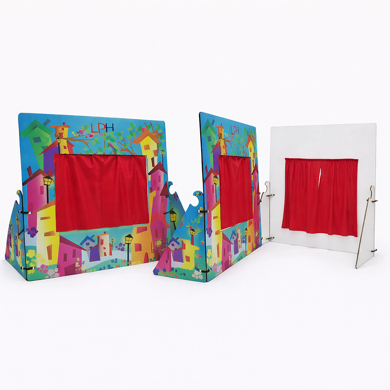 Teatro Ciudad con títeres de niños animalitos domésticos 2