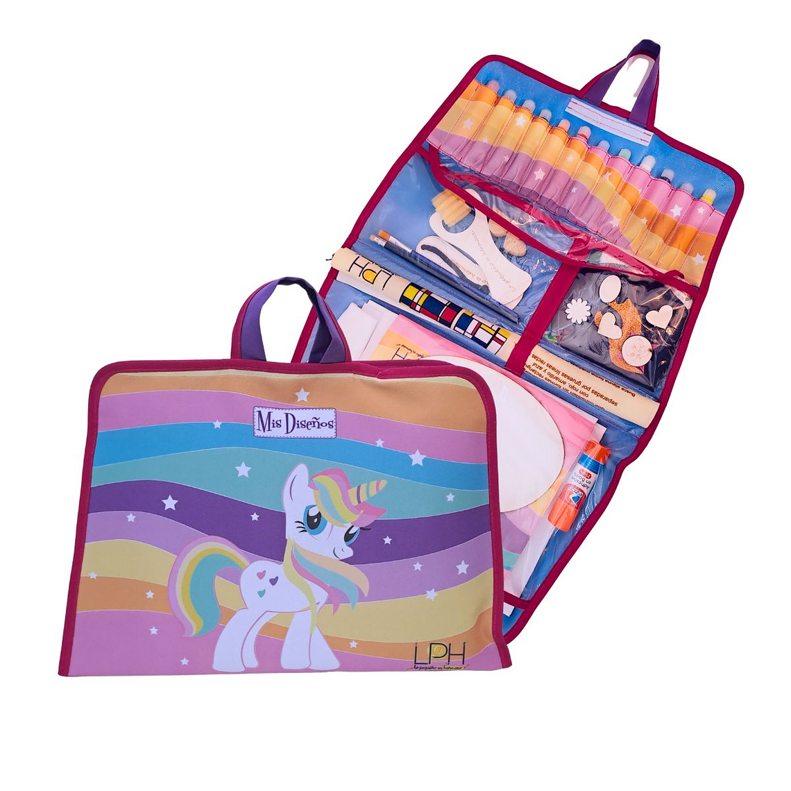 Valija de Arte Mis Diseños. Unicornio 2