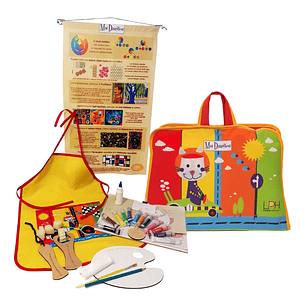 Valija de Arte Mis Diseños. Gato Automovilista