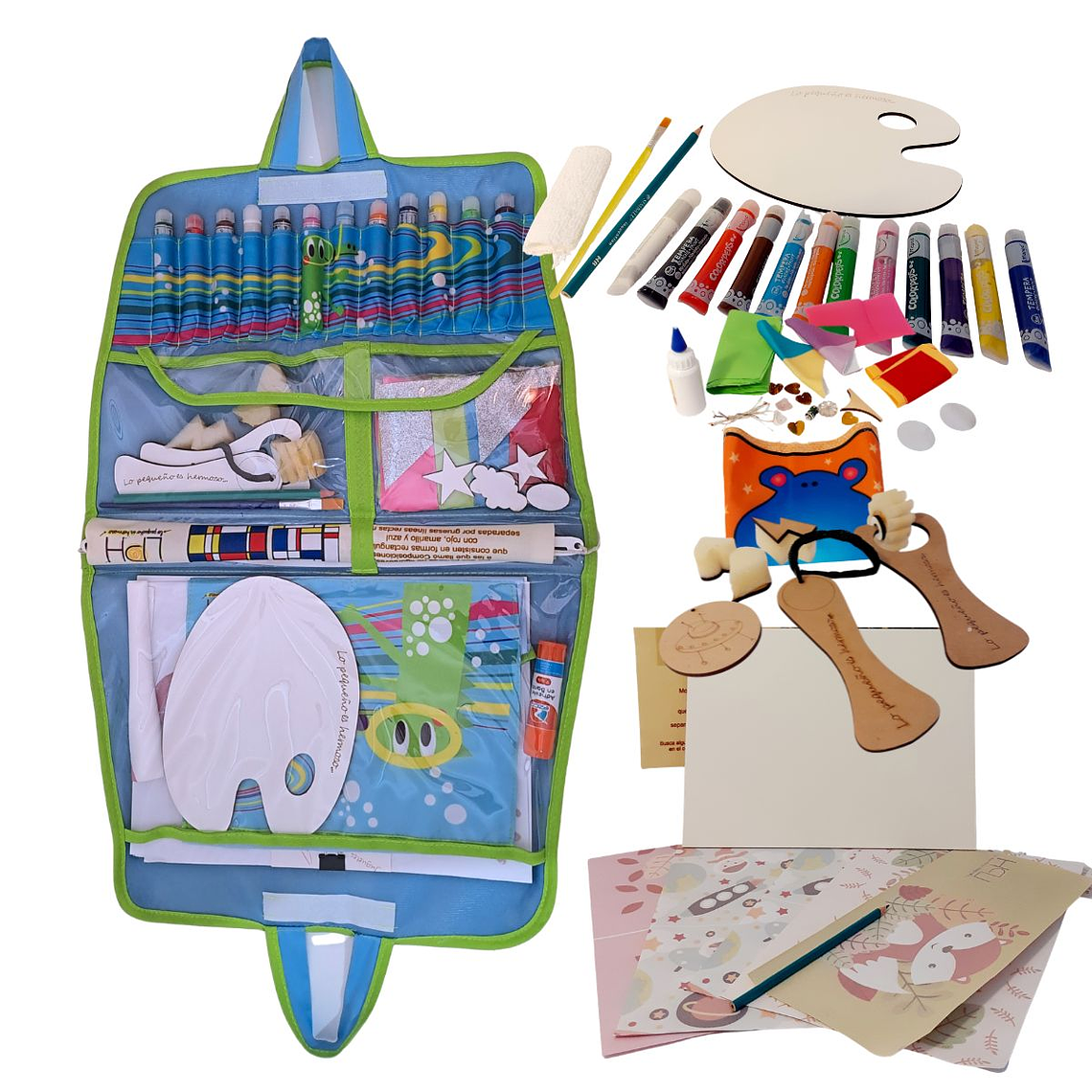 Valija de Arte Mis Diseños. Cocodrilo en Submarino 3