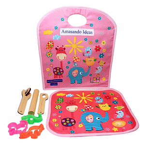 Bolsito Creativo Amasando Ideas. Elefante y Jirafa