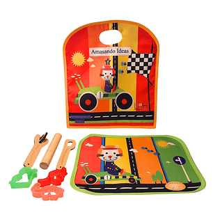 Bolsito Creativo Amasando Ideas. Gato Automovilista