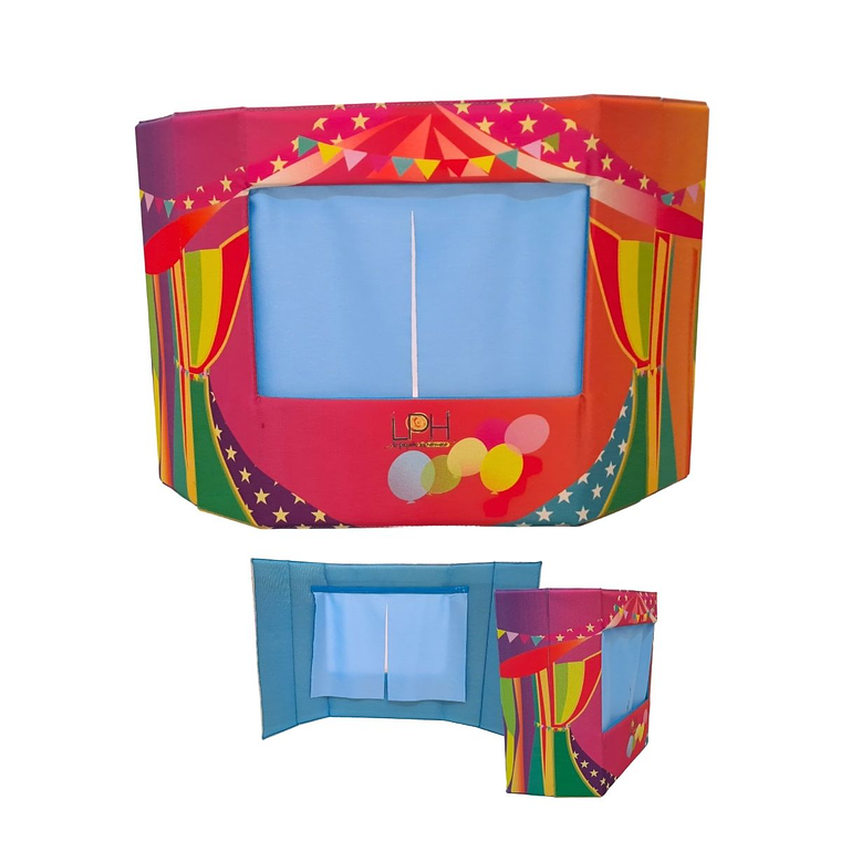 Mini teatro Circo con títeres de dedo de Artistas 2