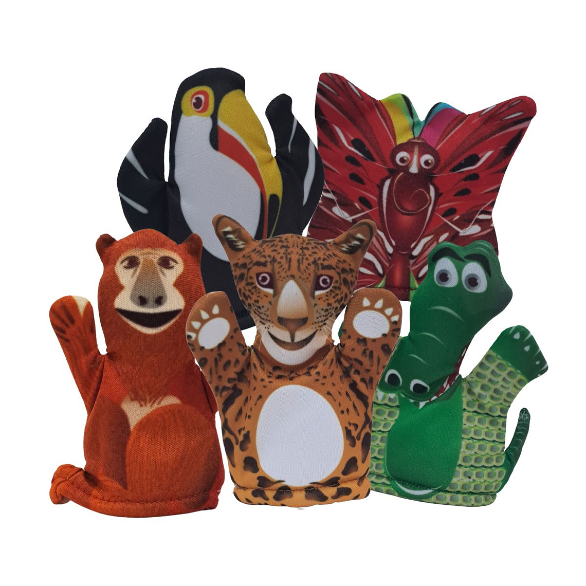 Títeres de dedo de Animales de la Selva Misionera 1