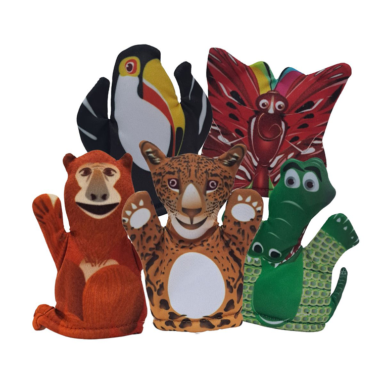 Títeres de dedo de Animales de la Selva Misionera 1