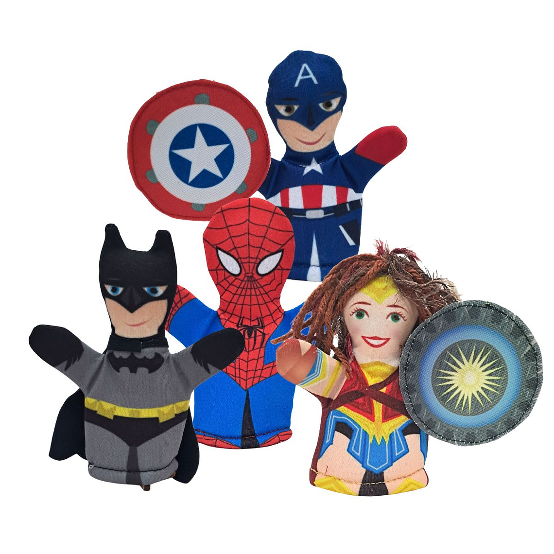 Títeres de dedo de Superhéroes 1