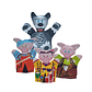Títeres de dedo del cuento Los Tres Chanchitos y el Lobo Feroz - Miniatura 1