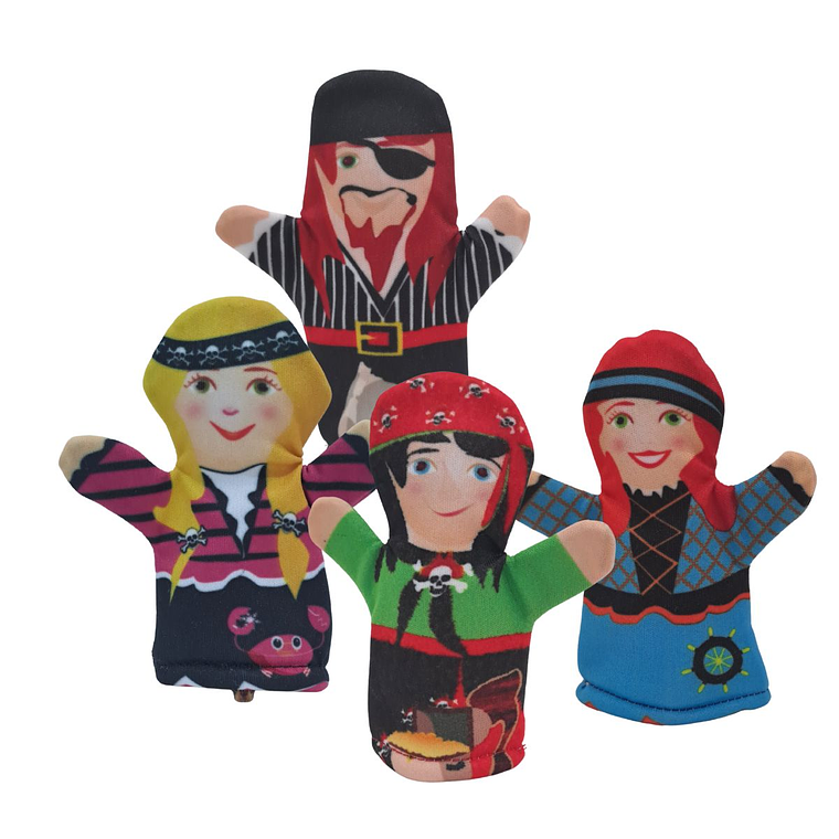Títeres de dedo de Piratas 1