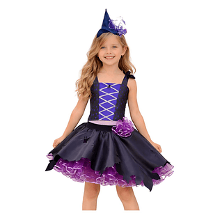 Disfraz de Brujita Violeta