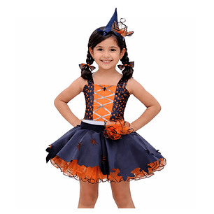 Disfraz de Brujita Naranja