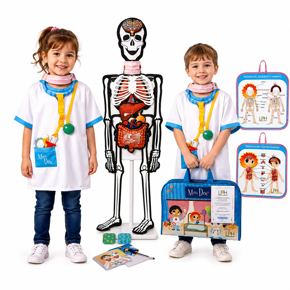 Valija de Mini Doctor con Esqueleto Interactivo 1