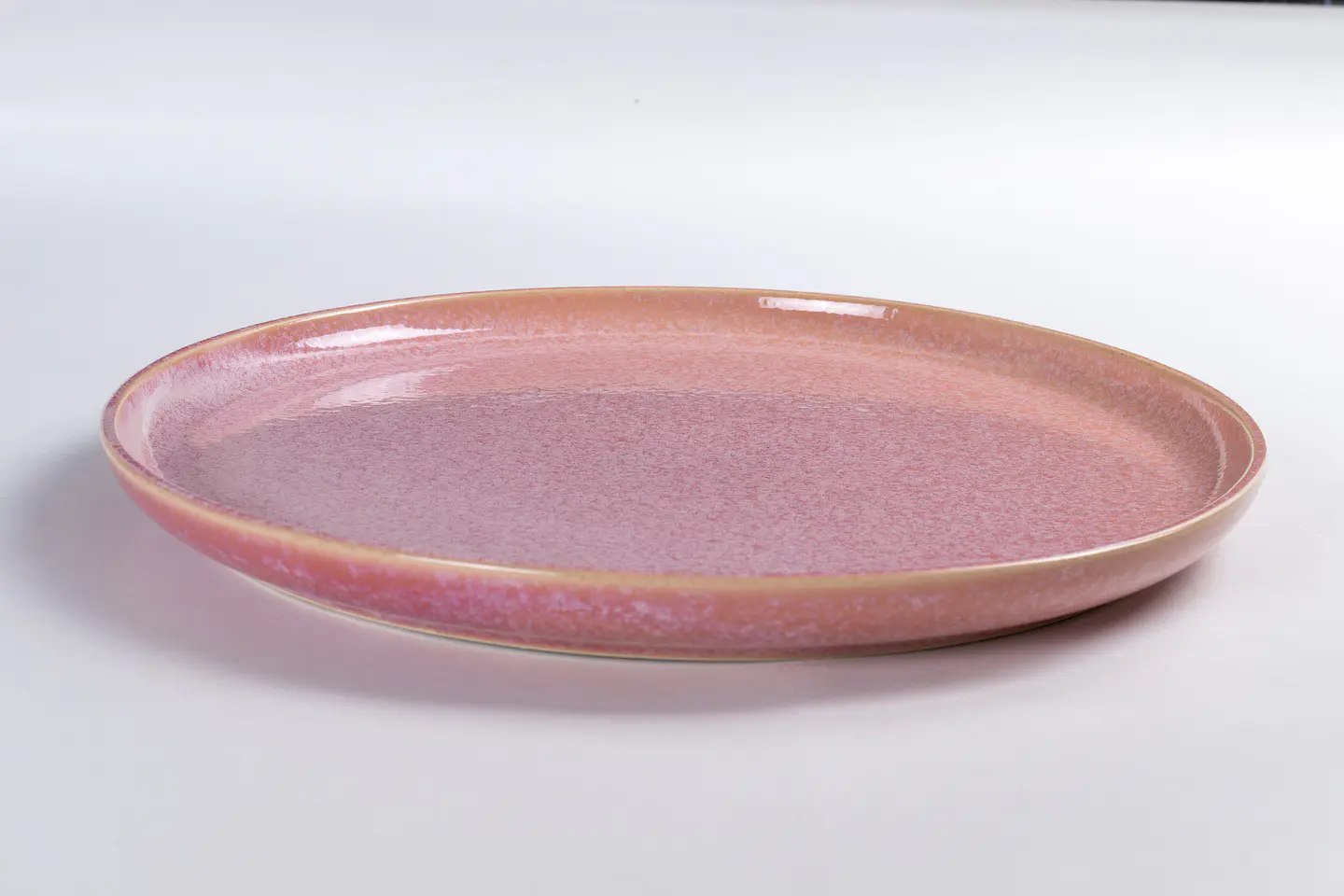 Plato de fondo Rosado liso  2