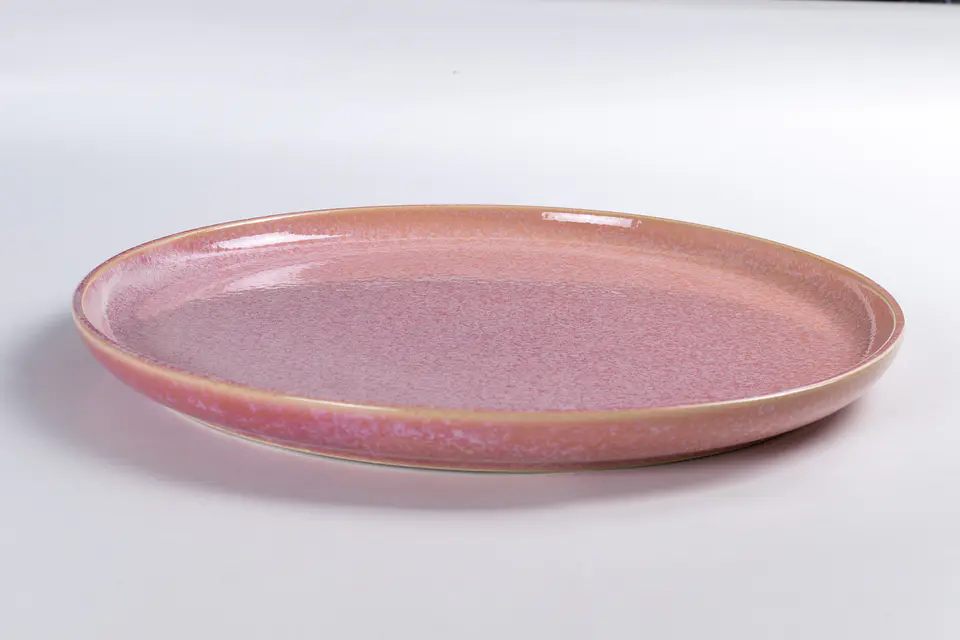 Plato de fondo Rosado liso  2
