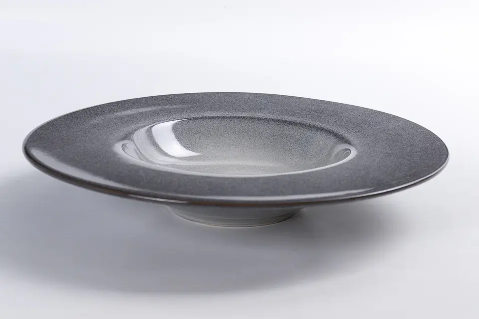 Plato de pasta Gris degrade 2