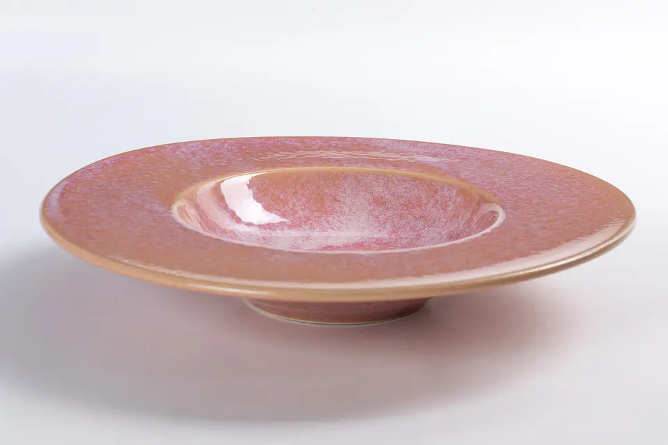 Plato de pasta Rosado liso  2