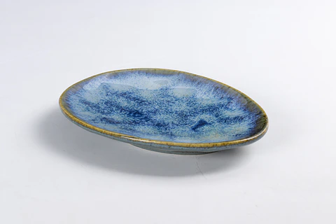 Mini plato Oval azul 