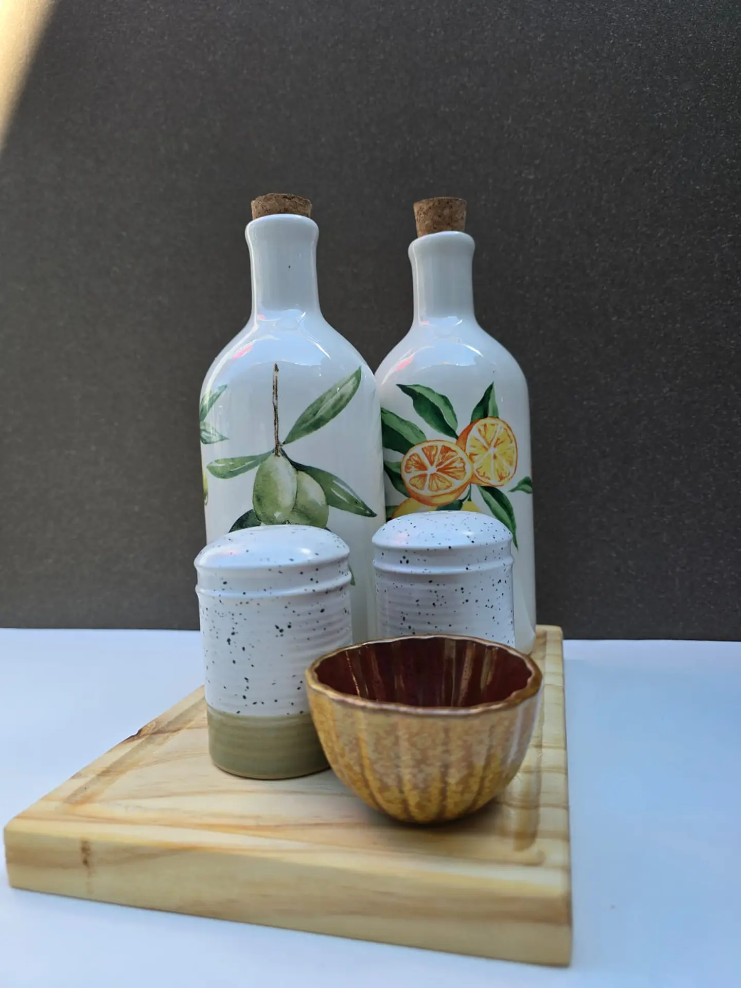Set de alcuza Rùstico  2