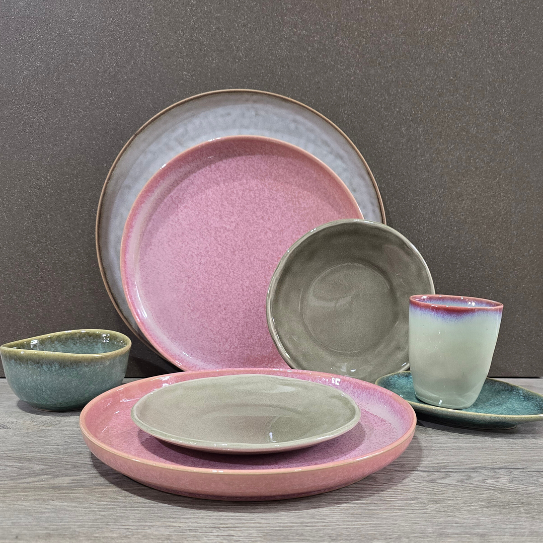 Juego de vajilla Hippie 1