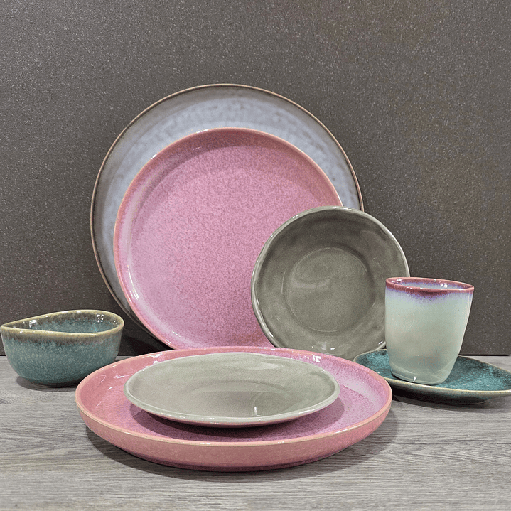 Juego de vajilla Hippie 1