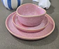 Mini plato Rosado liso  - Miniatura 1