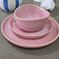 Mini plato Rosado liso  - Miniatura 1