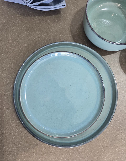 Plato de pan Light blue 