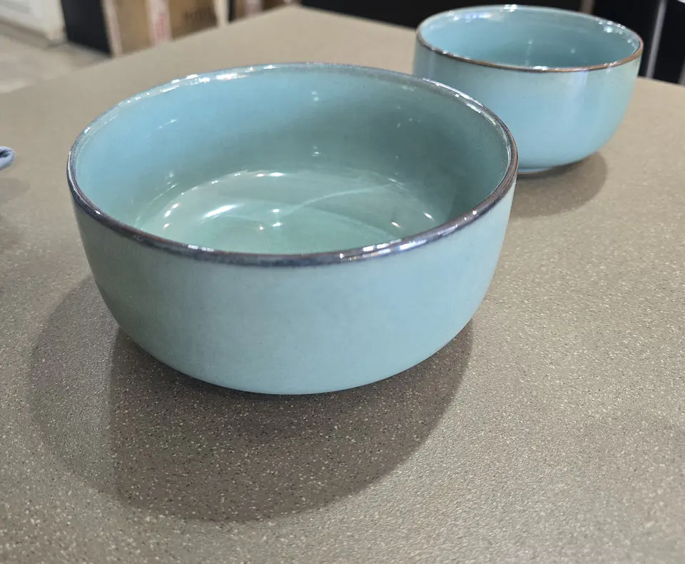 Plato hondo Light Blue 1