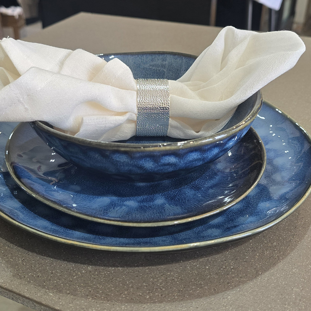 Plato hondo Azul intenso  1