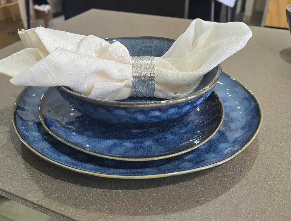 Plato hondo Azul intenso  1