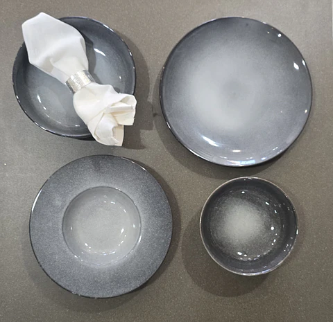 Plato de fondo Gris Degradé